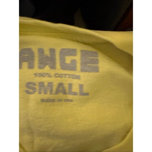 AWGE A$AP Rocky Streetwear Yellow T-Shirt. Size Small 24” pit to pit. NWOT - Picture 2 of 4